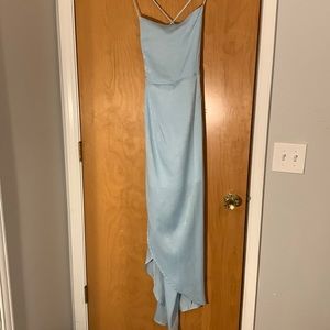 Almost new baby blue prom dress